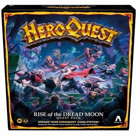 Avalon Hill HeroQuest Rise of the Dread Moon Board Game