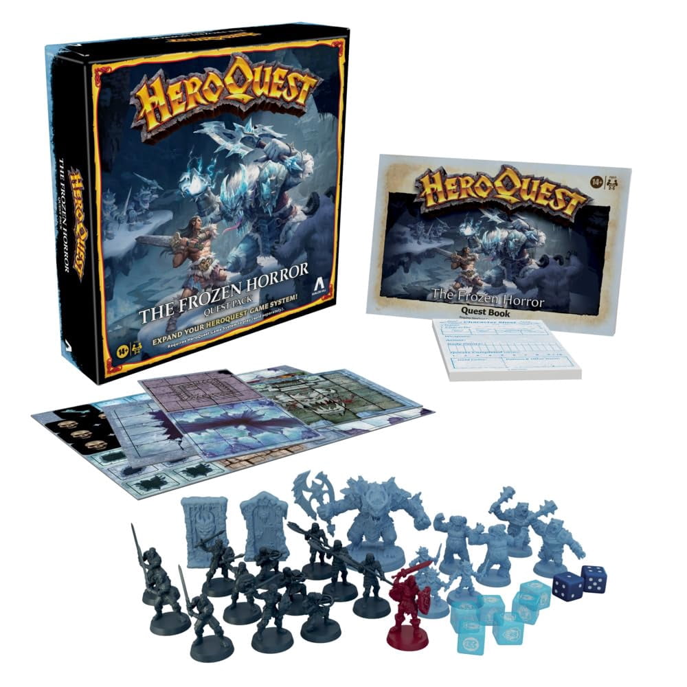 HeroQuest Witch Lord Expansion Pack - Adventure Game With Miniatures & 10 New Quests For Fantasy Fans