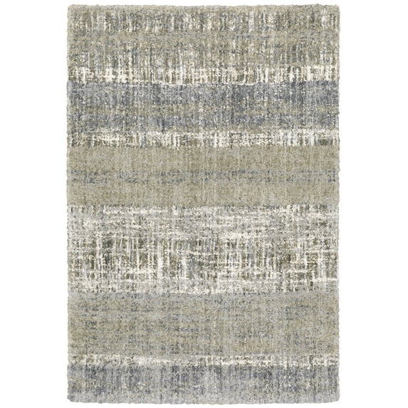 Avalon Home Abbot Abstract Shag Area Rug, 3.84' x 5.41'
