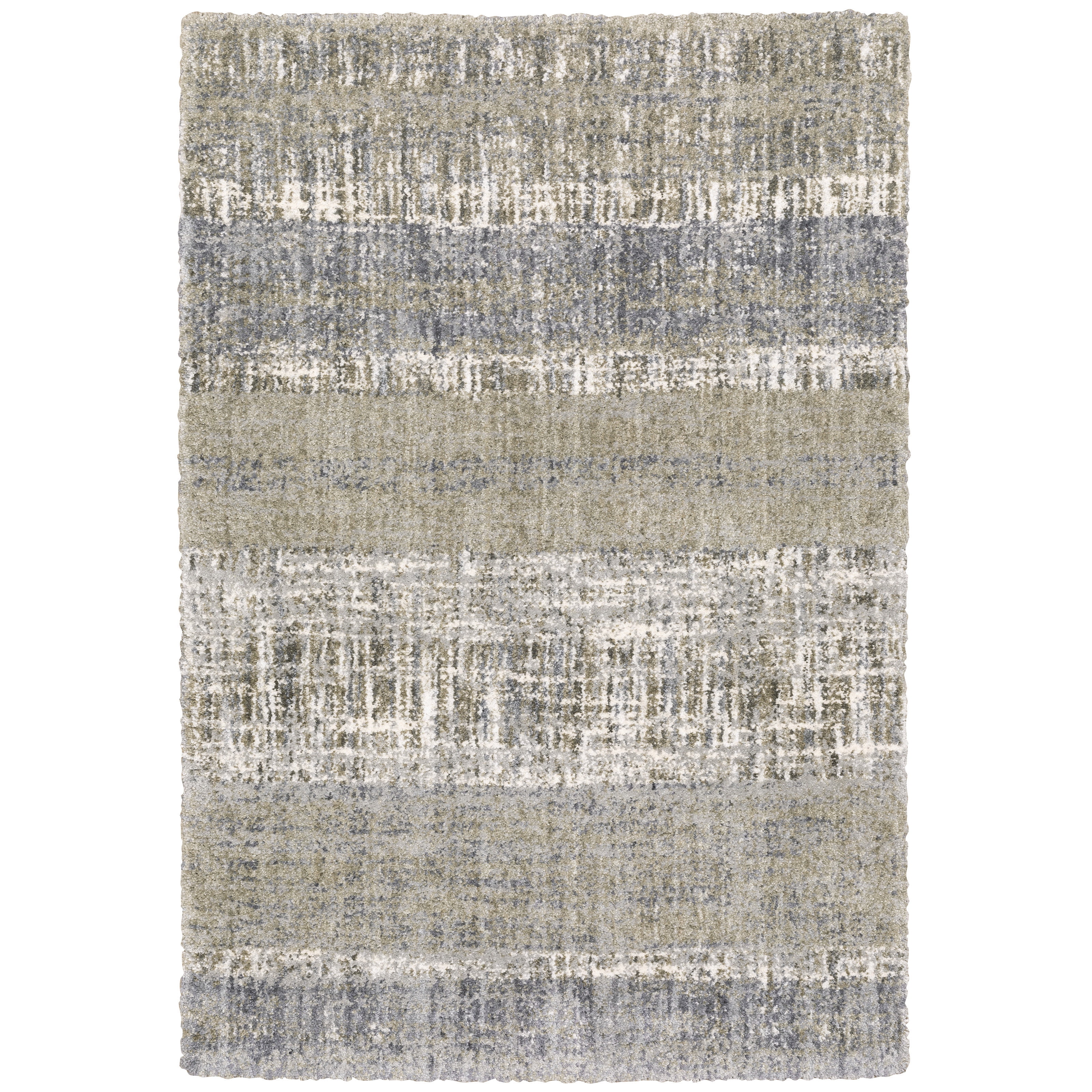 Avalon Home Abbot Abstract Shag Area Rug, 6.56' x 9.51'