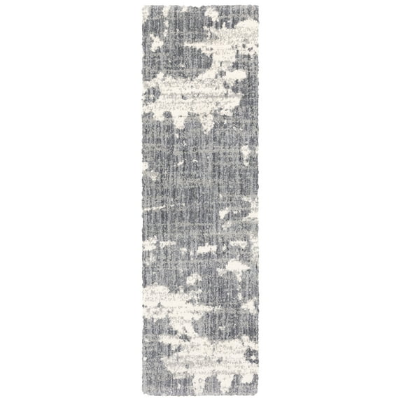 Avalon Home Abbot Distressed Microfiber Shag Area Rug or Runner