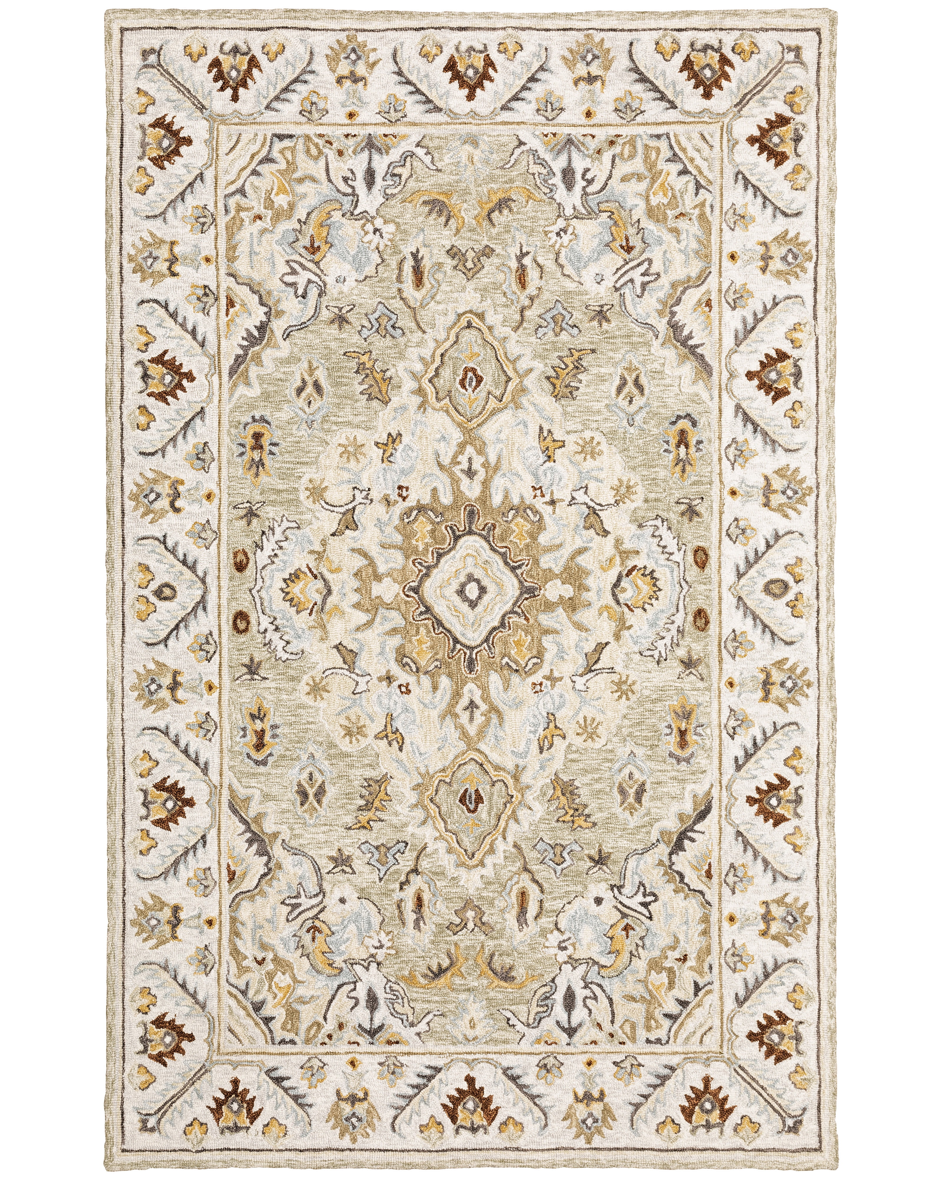 Avalon Home Acadia Medallion Hand-Made Area Rug, 10.01' x 12.99'