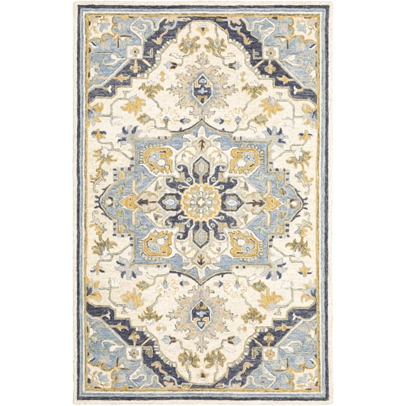 Avalon Home Acadia Medallion Hand-Made Area Rug, 10.01' x 12.99'