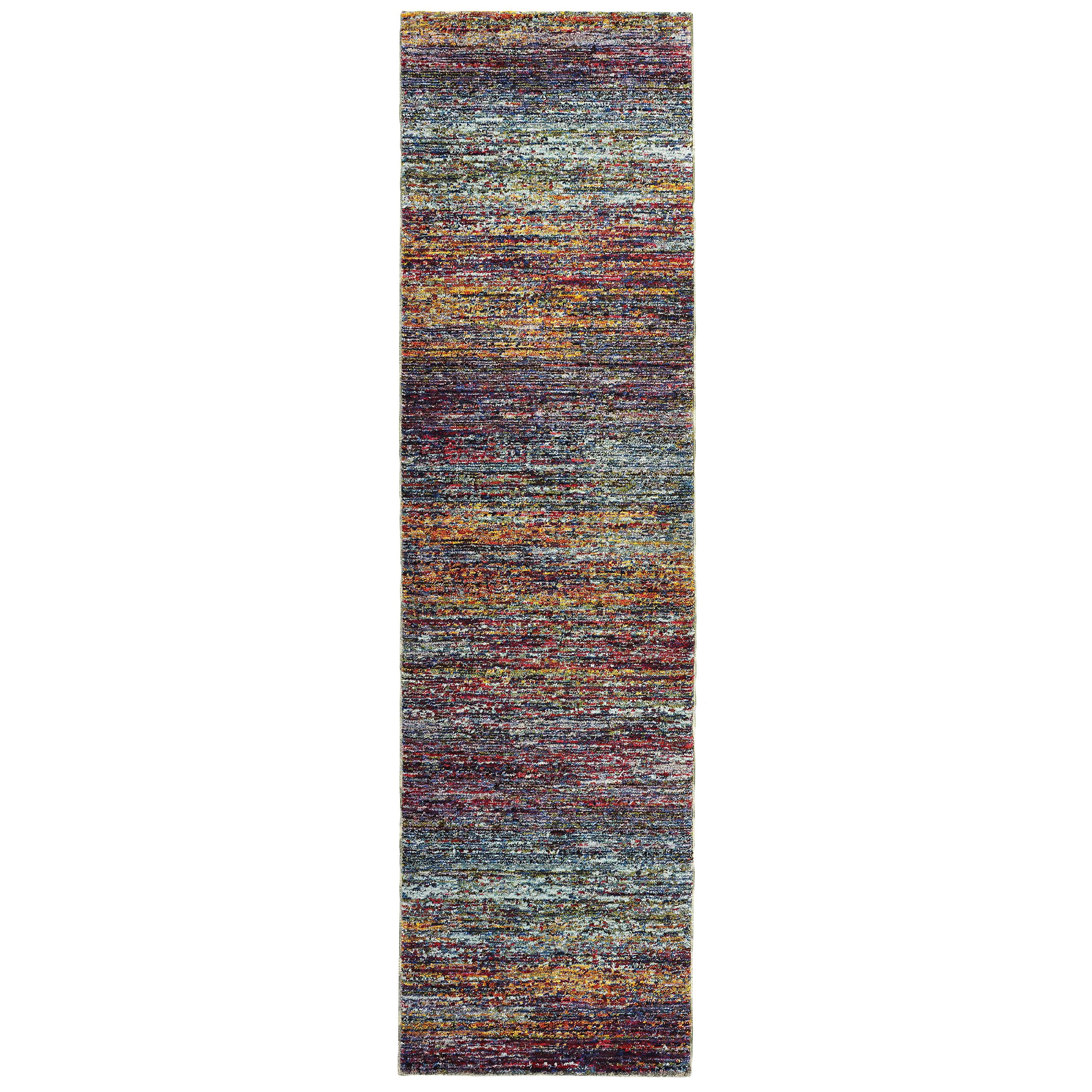 Avalon Home Alton Abstract Distressed Area Rug or Runner