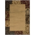 thumbnail image 1 of Avalon Home Audrey Border Transitional Area Rug, Brown, 1 of 2