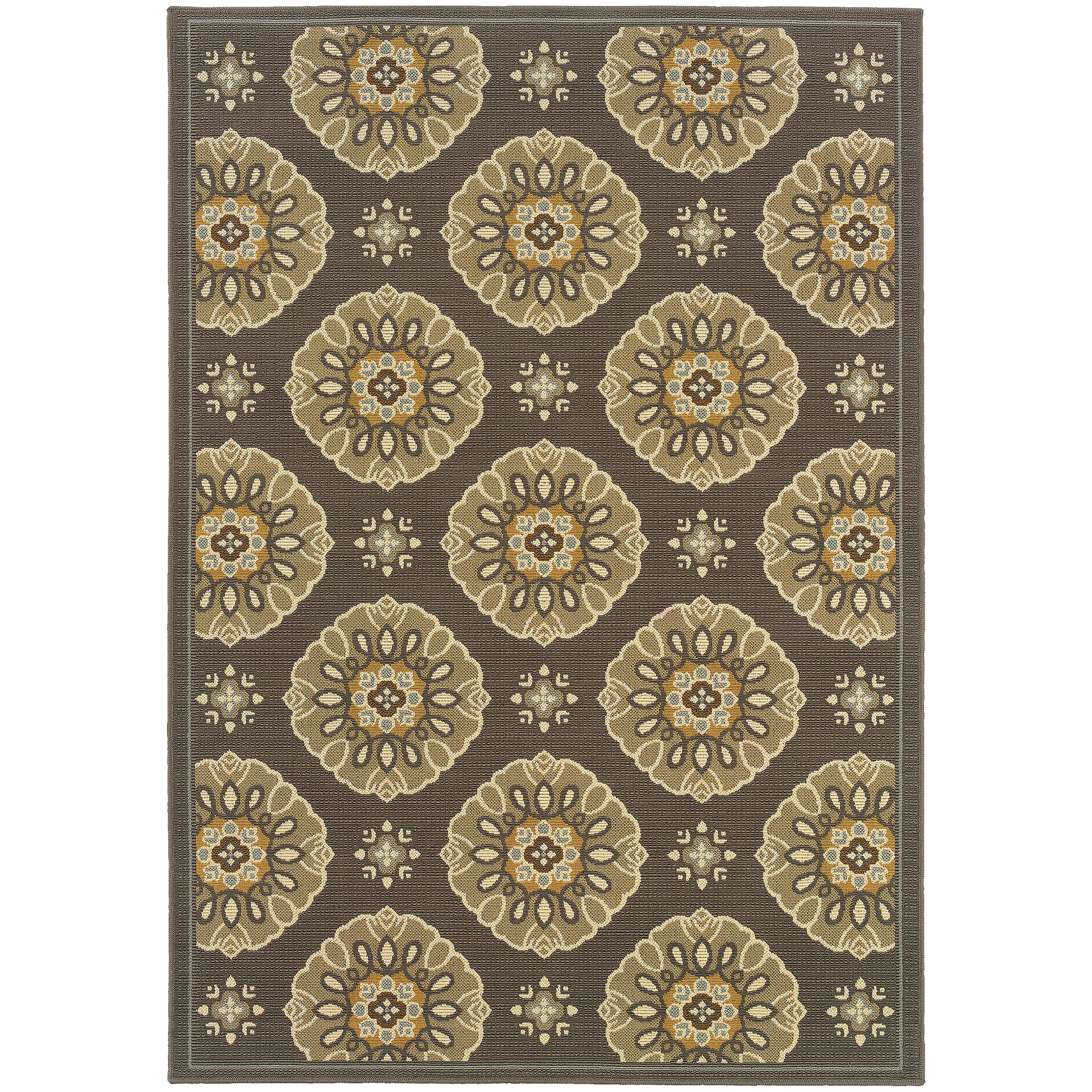 Avalon Home Balta Floral Medallions Indoor/Outdoor Area Rug