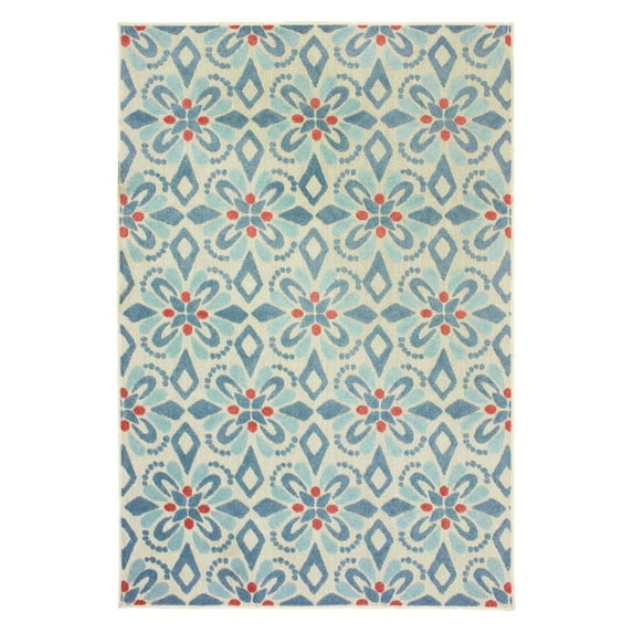 Avalon Home Bateau Gardens Indoor/Outdoor Mixed Pile Area Rug