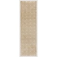 thumbnail image 1 of Avalon Home Brecken Geometric Texture Transitional Runner Rug, Beige, 1 of 2