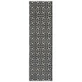 thumbnail image 1 of Avalon Home Brecken Geometric Texture Transitional Runner Rug, Black, 1 of 2