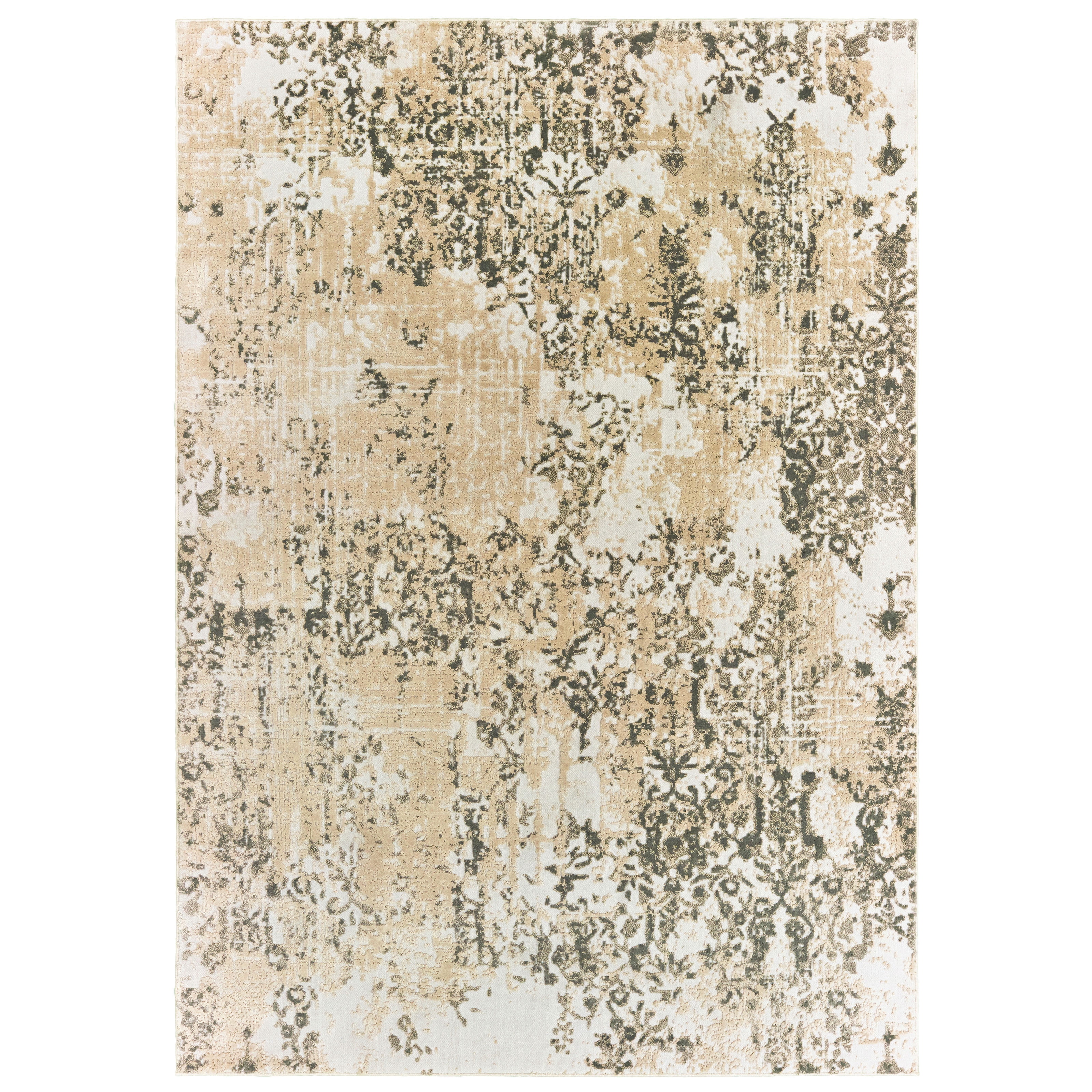 Avalon Home Brecken Hi-Low Textured Distressed Floral Area Rug or Runner, Multiple Sizes