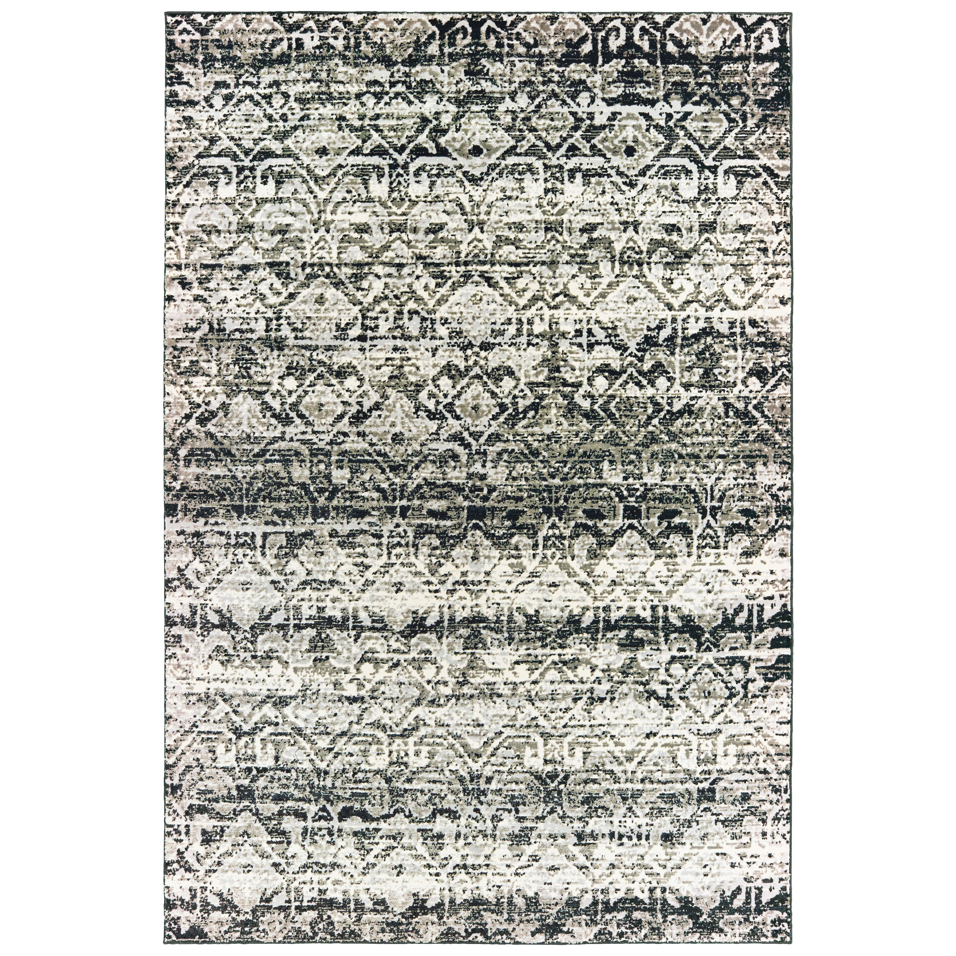 Avalon Home Brecken Hi-Low Textured Distressed Tribal Area Rug or Runner, Multiple Sizes