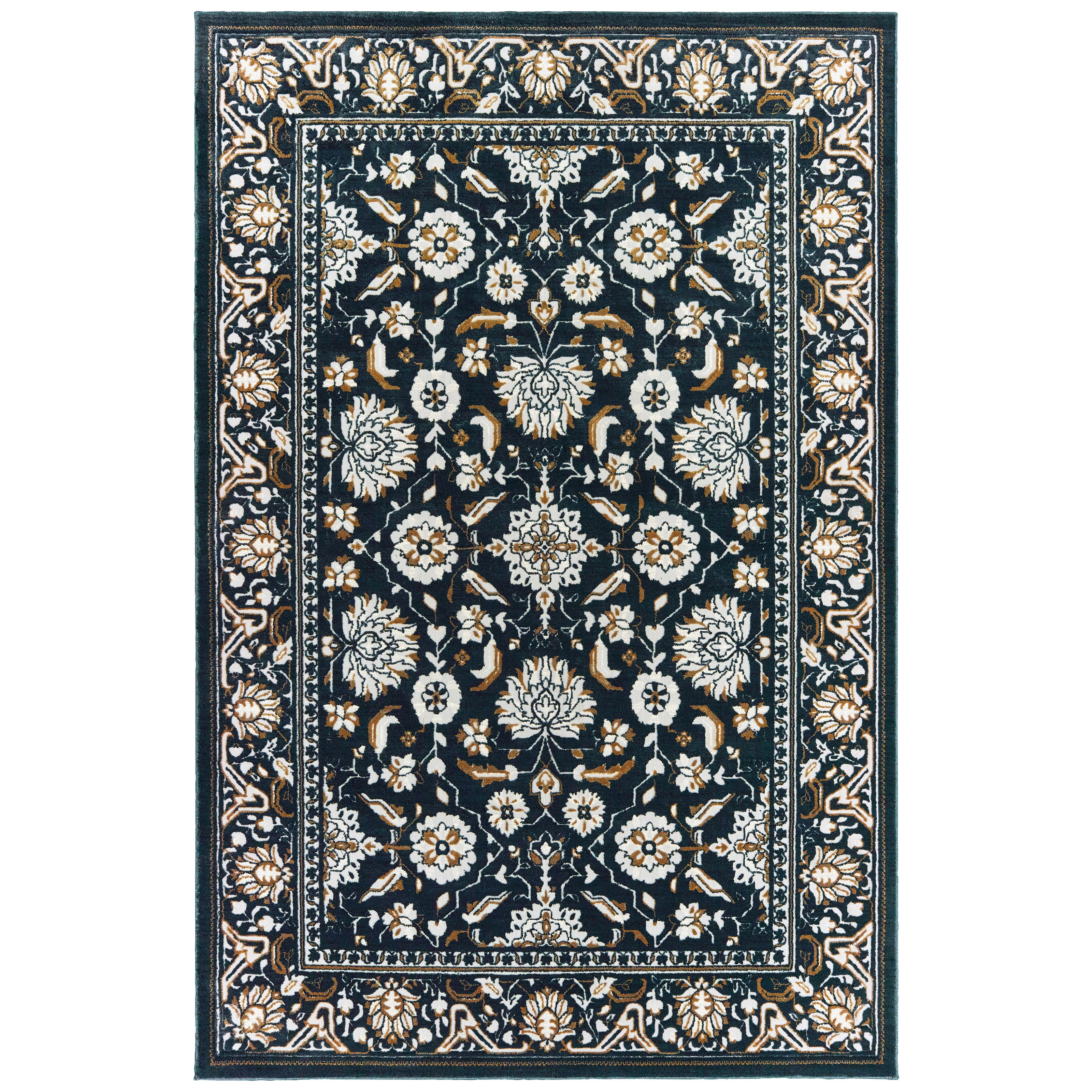 Avalon Home Brecken Hi-Low Textured Floral Traditional Area Rug or Runner, Multiple Sizes