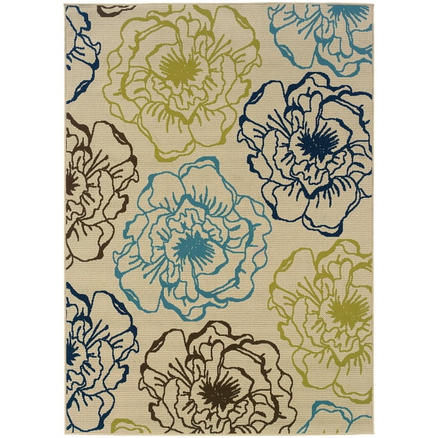Avalon Home Cameron Overscale Floral Indoor/Outdoor Area Rug