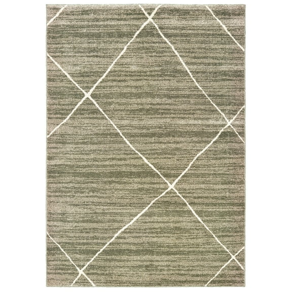 Avalon Home Candler Distressed Geometric Area Rug or Runner, Multiple Sizes