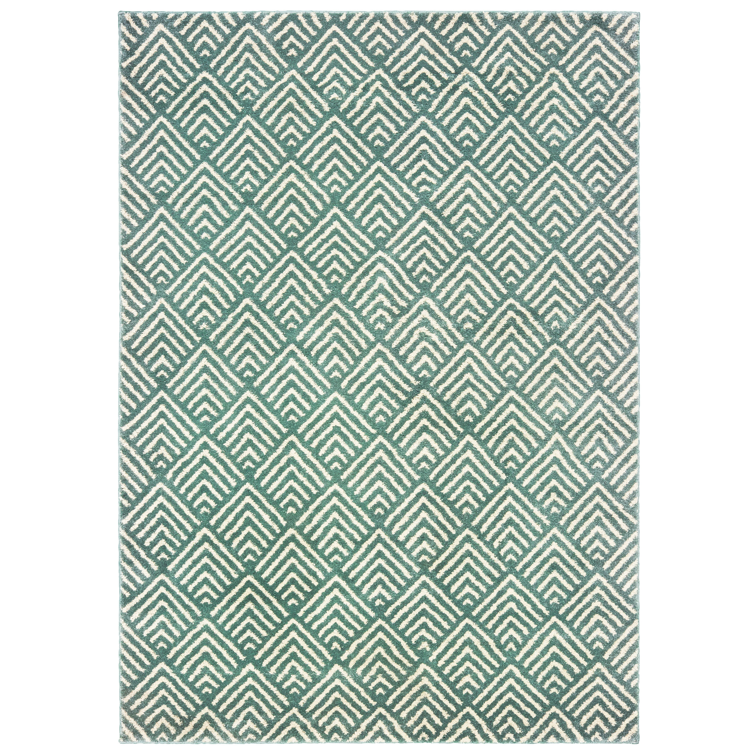 Avalon Home Candler Geometric Ecaille Area Rug or Runner, Multiple Sizes