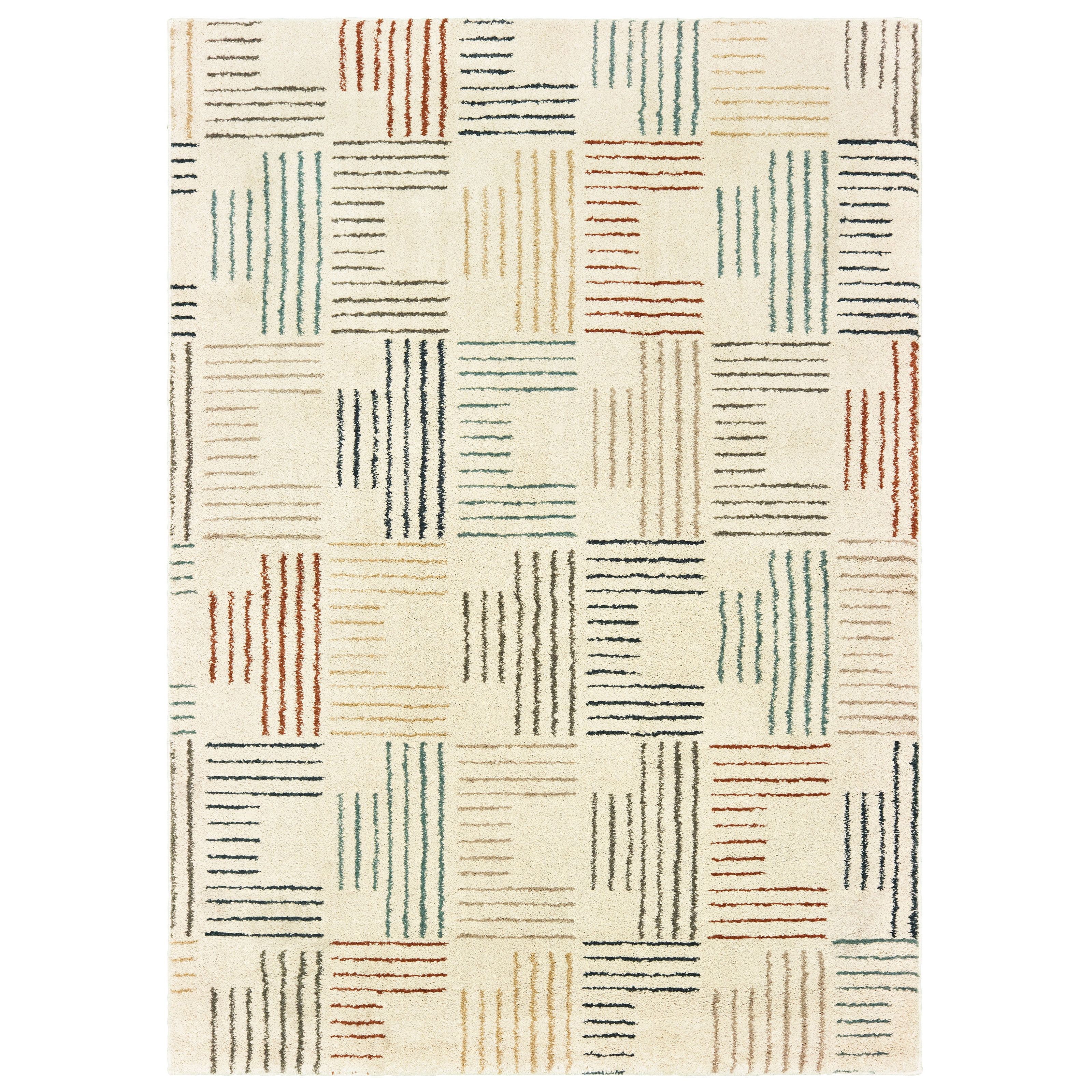 Avalon Home Candler Striped Geometric Area Rug or Runner, Multiple Sizes
