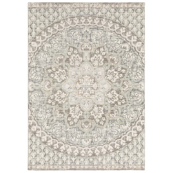 Avalon Home Carmine Floral, Botanical Loomed Area Rug, 9.84' x 12.8'
