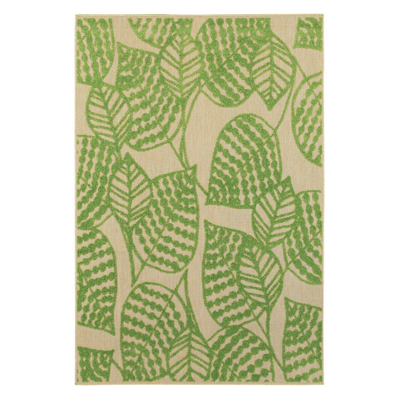 Avalon Home Catalina Botanical Leaf Indoor/Outdoor Mixed Pile Area Rug