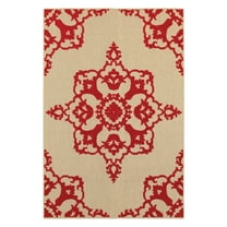 Avalon Home Catalina Center Medallion Indoor/Outdoor Mixed Pile Area Rug