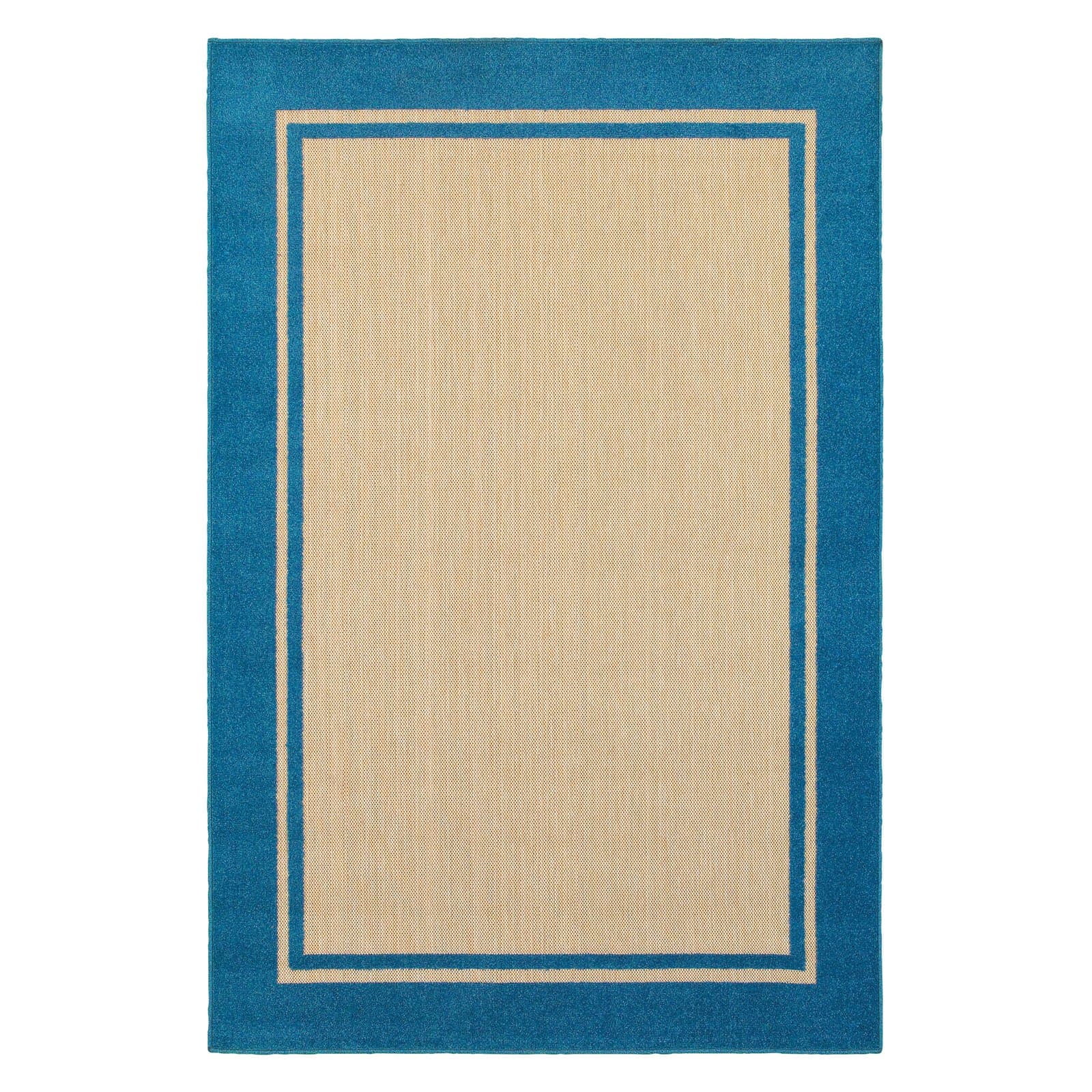 Avalon Home Catalina Color Bordered Indoor/Outdoor Mixed Pile Area Rug