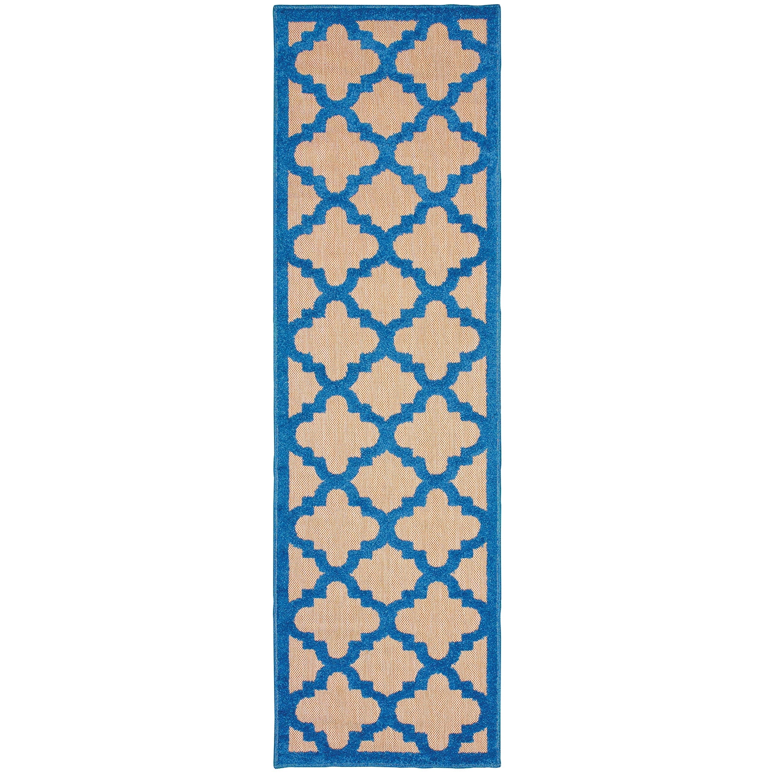 Avalon Home Catalina Scallop Lattice Indoor/Outdoor Mixed Pile Area Rug