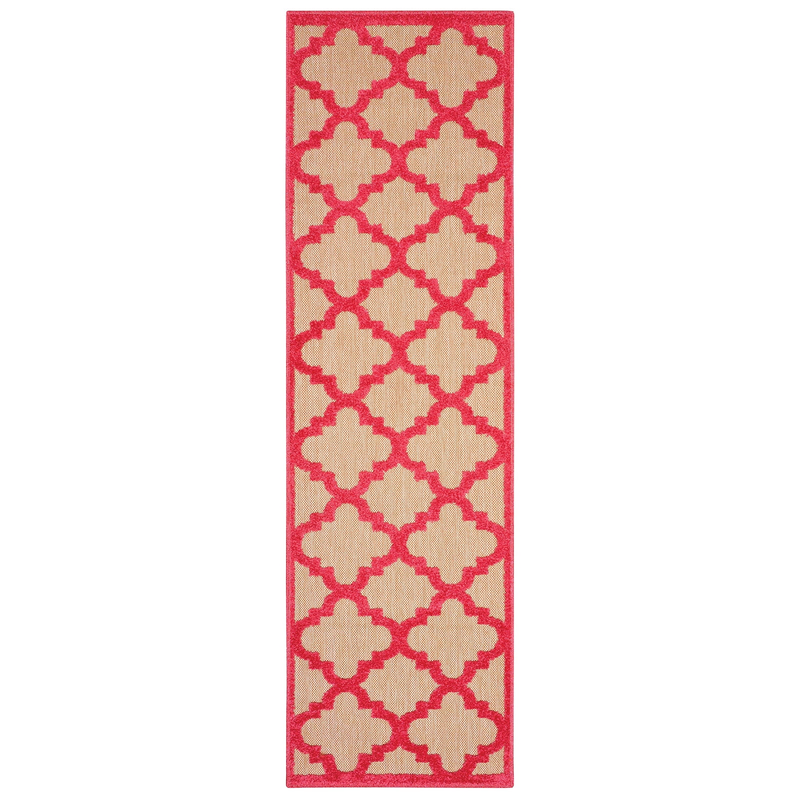 Avalon Home Catalina Scallop Lattice Indoor/Outdoor Mixed Pile Area Rug