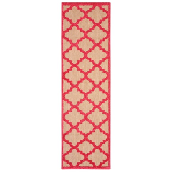 Avalon Home Catalina Scallop Lattice Indoor/Outdoor Mixed Pile Area Rug