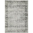 thumbnail image 1 of Avalon Home Celeste Washable Bordered Oriental Charcoal/ Grey Indoor Area Rug, 1 of 13