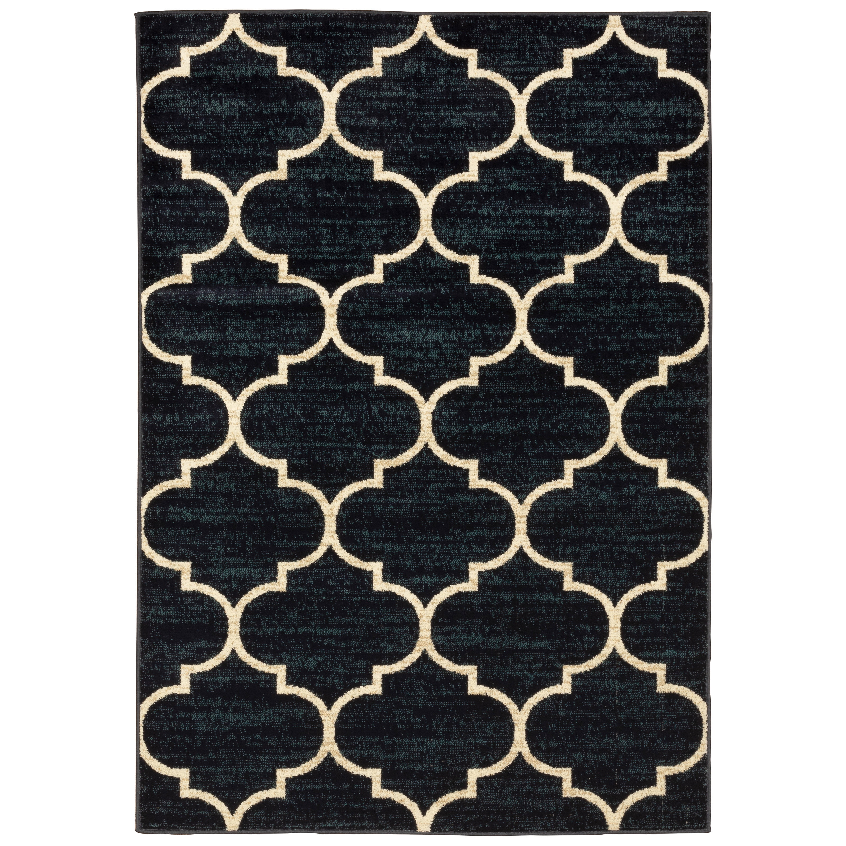 Avalon Home Edison Trellis Casual Area Rug, Blue