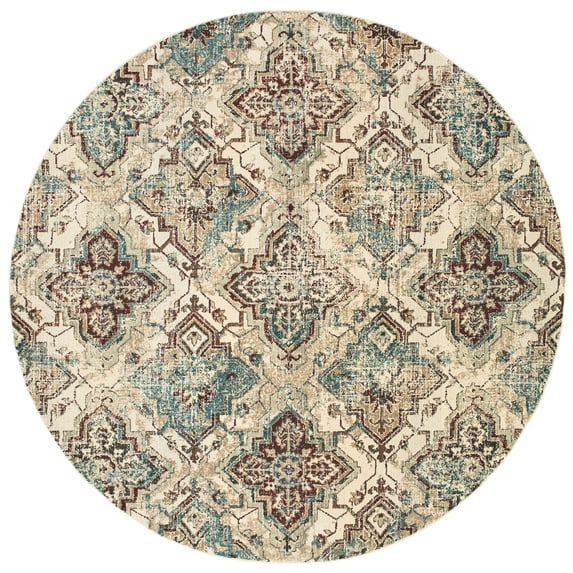 Avalon Home Edmond Distressed Medallions Area Rug or Runner