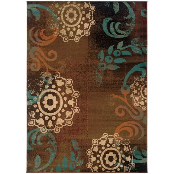 Avalon Home Elliott Abstract Circles Area Rug