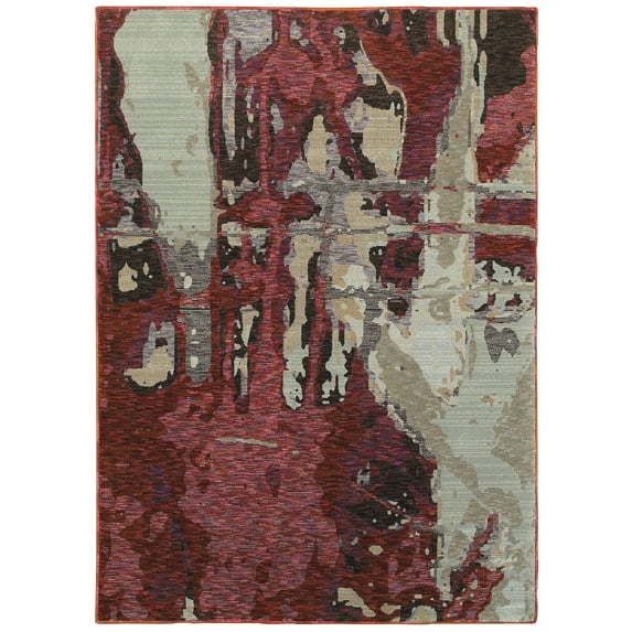 Avalon Home Everman Abstract Battle Area Rug or Runner