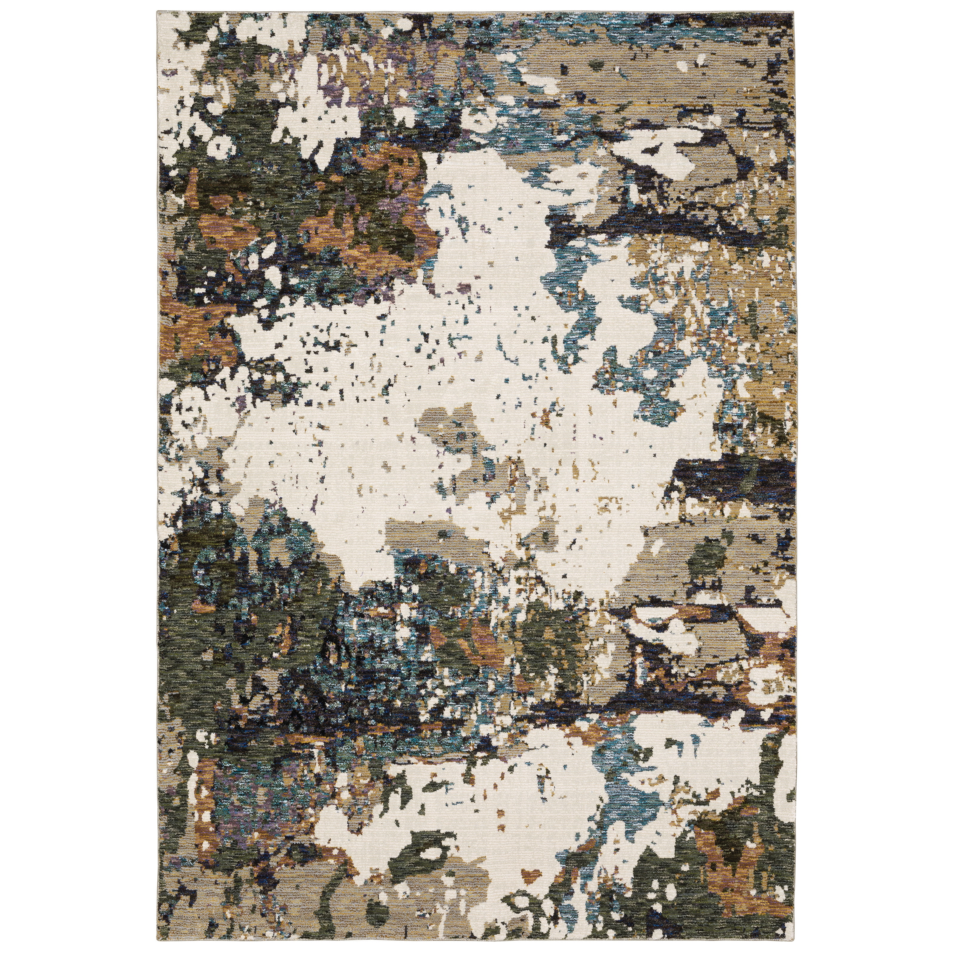 Avalon Home Everman Abstract Woven Area Rug, 6.56' x 9.84'
