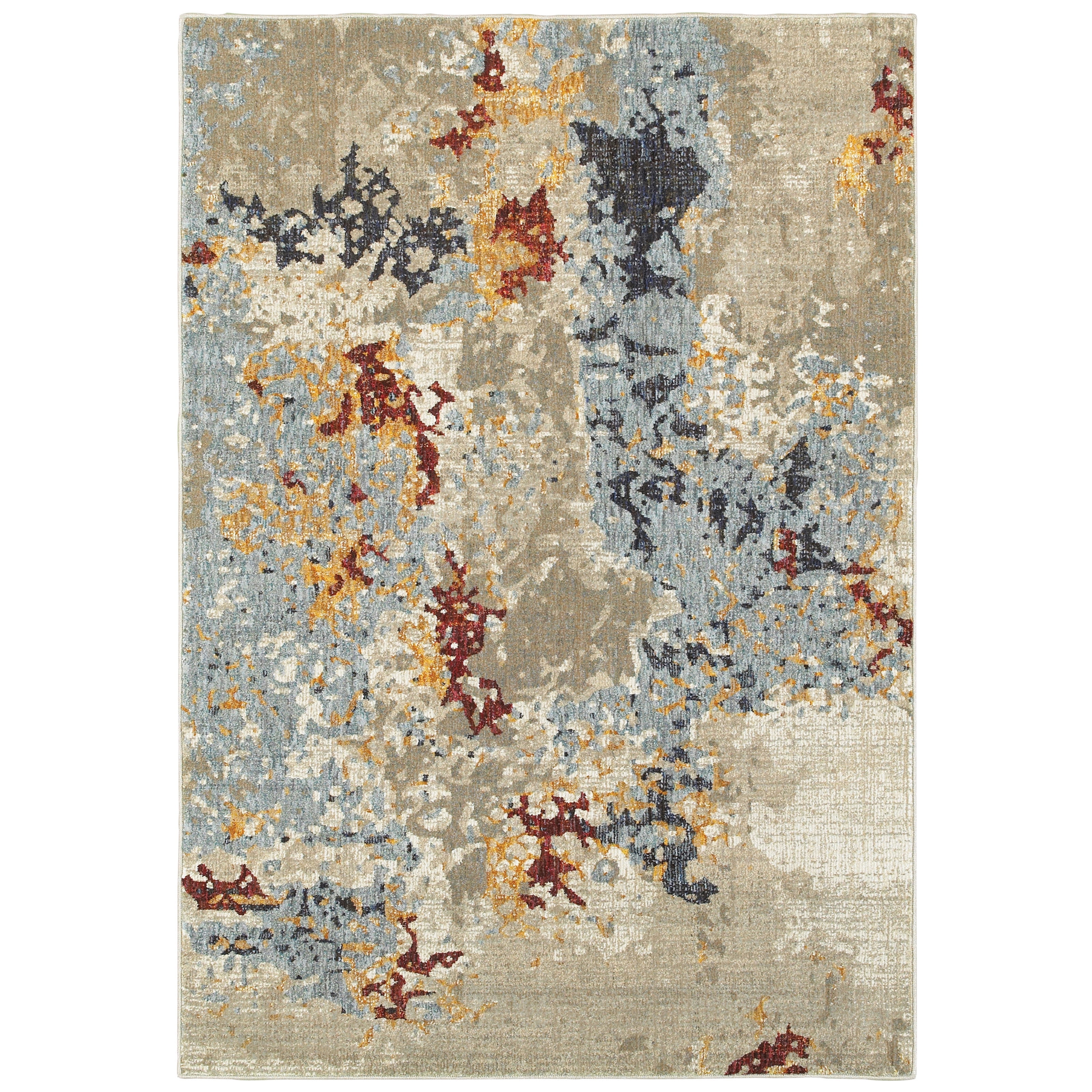Avalon Home Everman Abstract Woven Area Rug, 6.56' x 9.84'