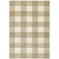 thumbnail image 1 of Avalon Home Gracie Gingham Plaid Area Rug, 5'3" X 7'3", Beige/ Ivory, 1 of 10