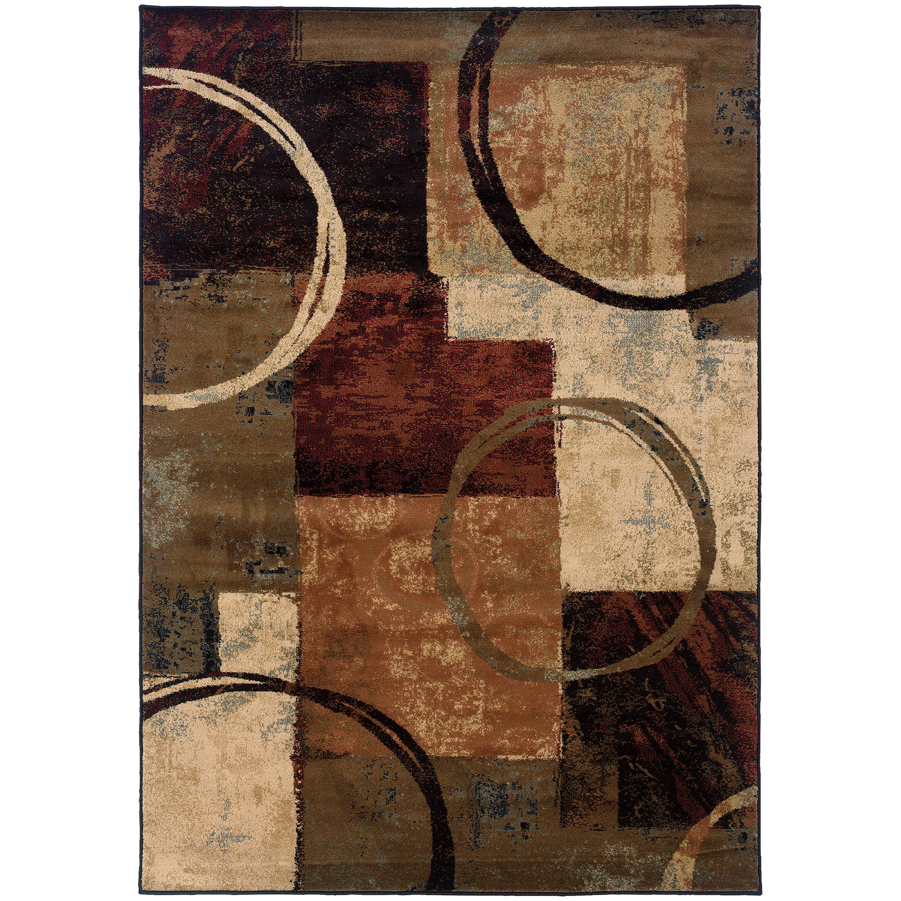 Avalon Home Hamlet Abstract Contemporary Area Rug, Black