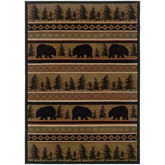 Avalon Home Hamlet Bears Area Rug