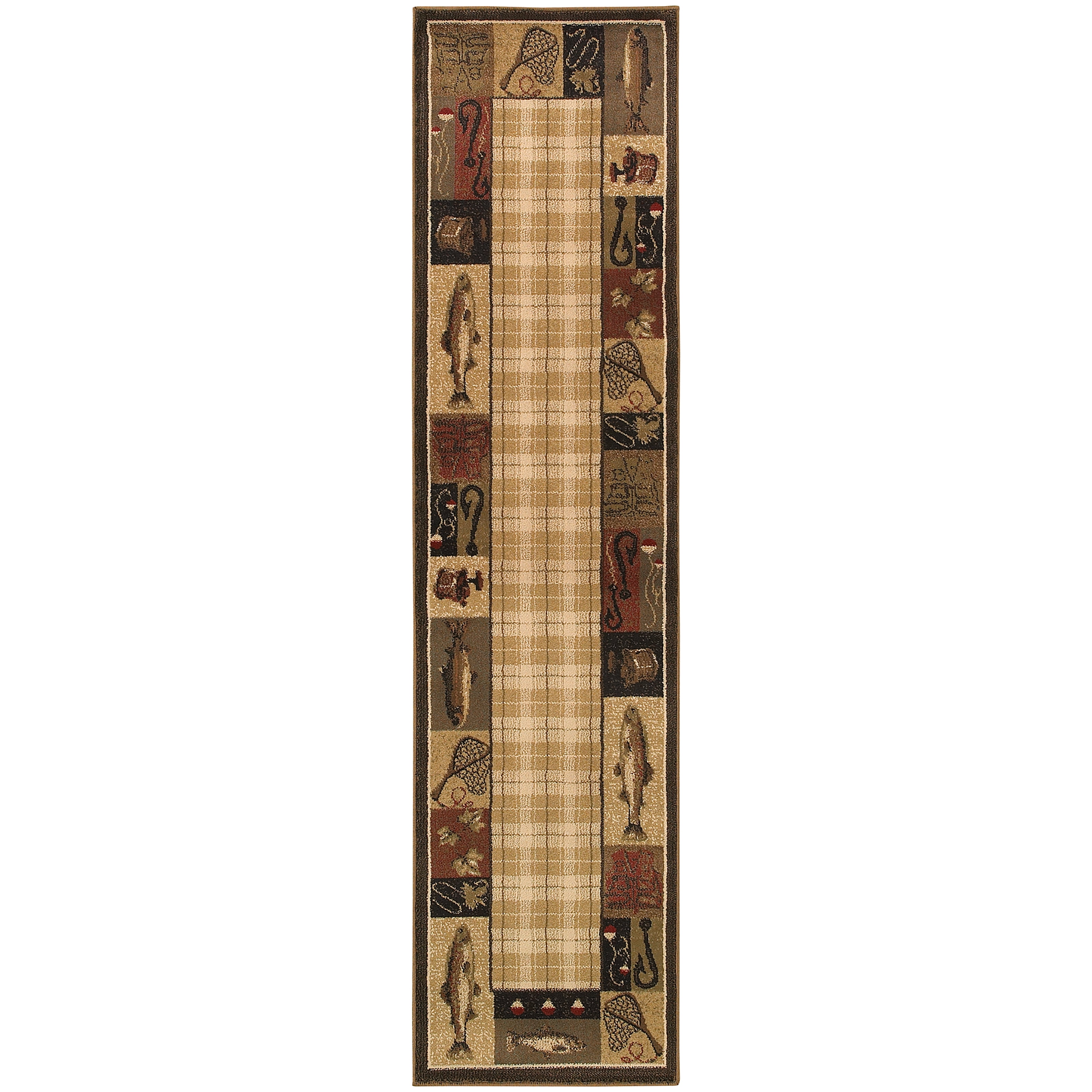 Avalon Home Hamlet Border Lodge Area Rug