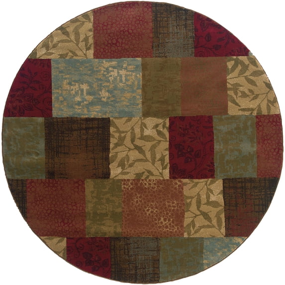 Avalon Home Hamlet Botanical Blocks Area Rug