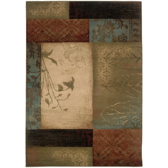 Avalon Home Hamlet Decorative Transitional Area Rug, Beige