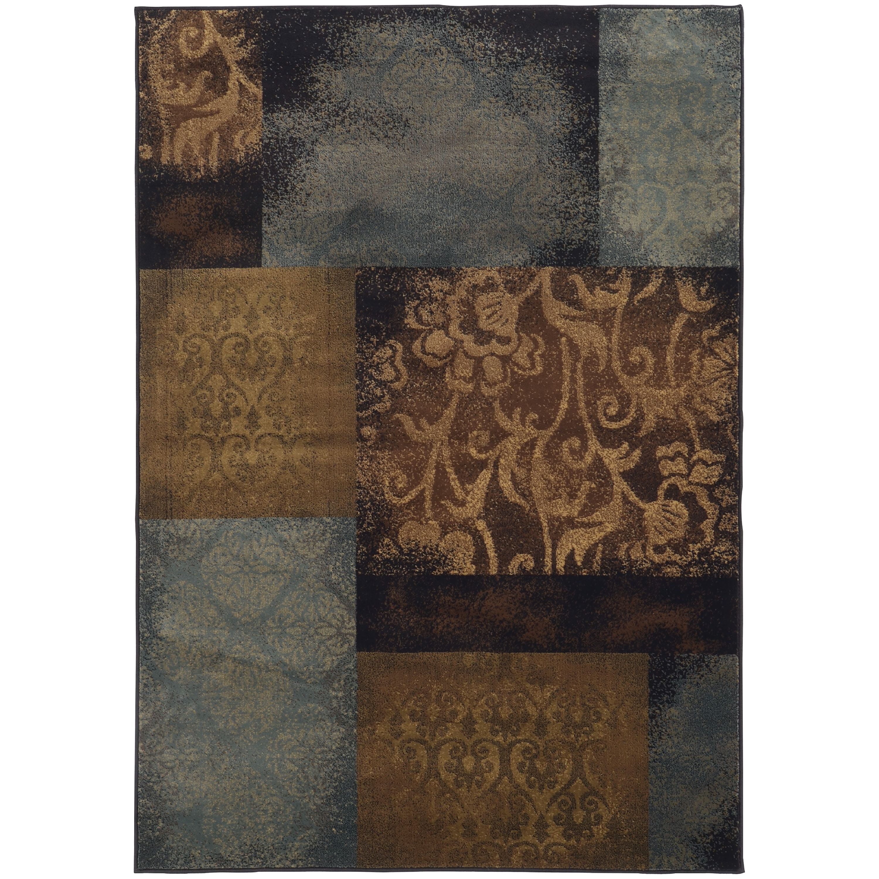 Avalon Home Hamlet Decorative Transitional Area Rug, Blue