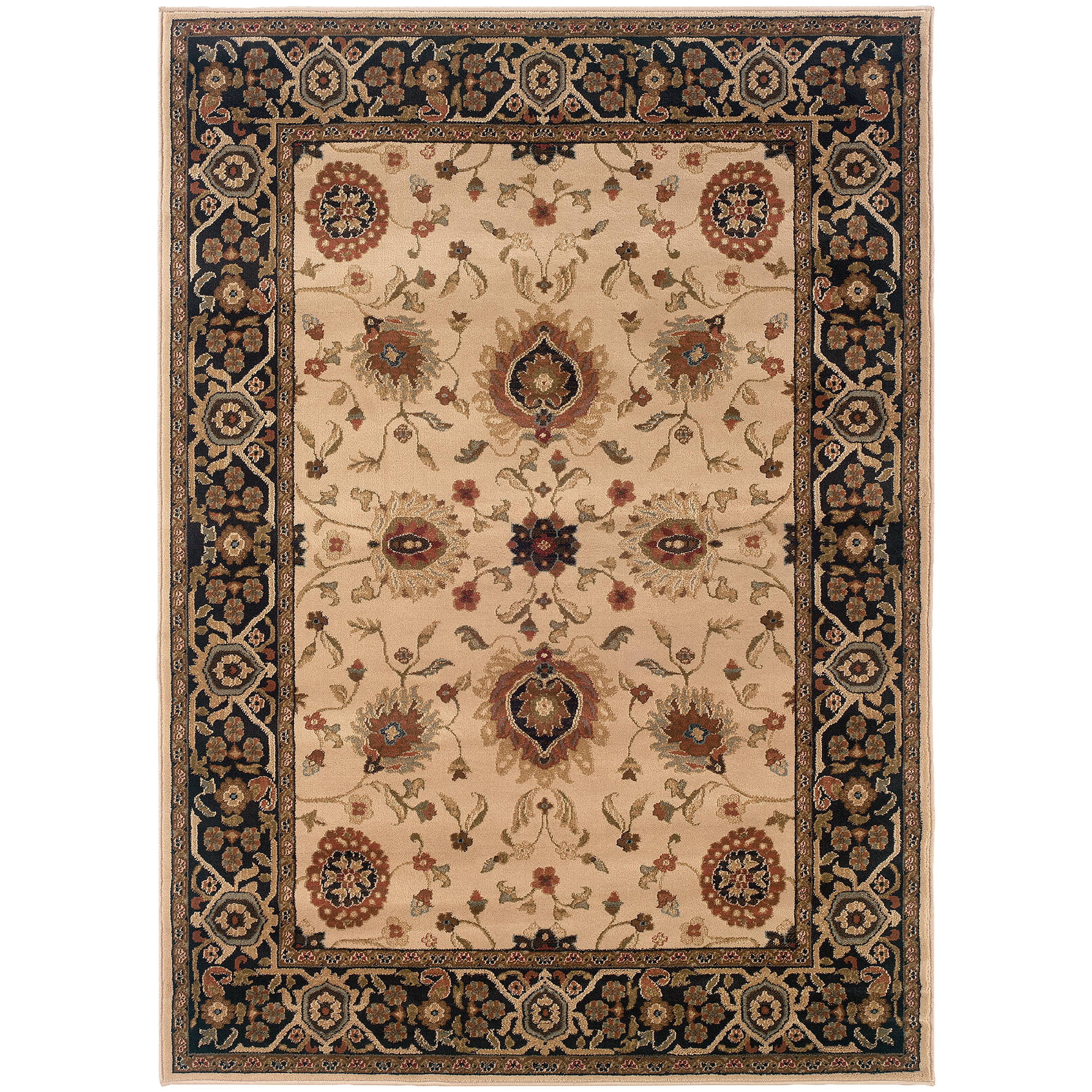 Avalon Home Hamlet Persian Traditional Area Rug, Beige