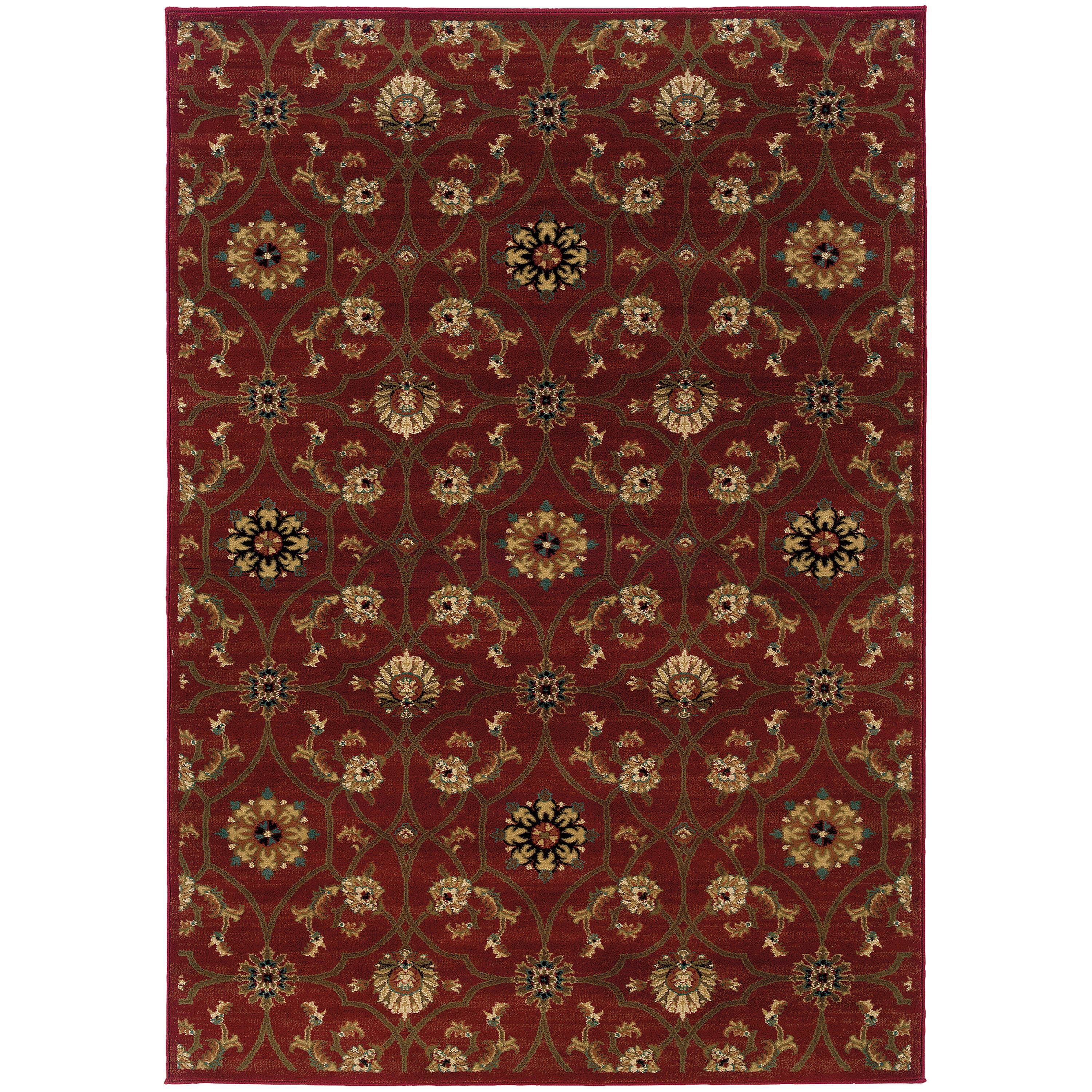 Avalon Home Hamlet Persian Traditional Area Rug, Red