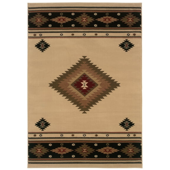 Avalon Home Hamlet Southwestern Transitional Area Rug, Beige