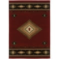 thumbnail image 1 of Avalon Home Hamlet Southwestern Transitional Area Rug, Red, 1 of 3