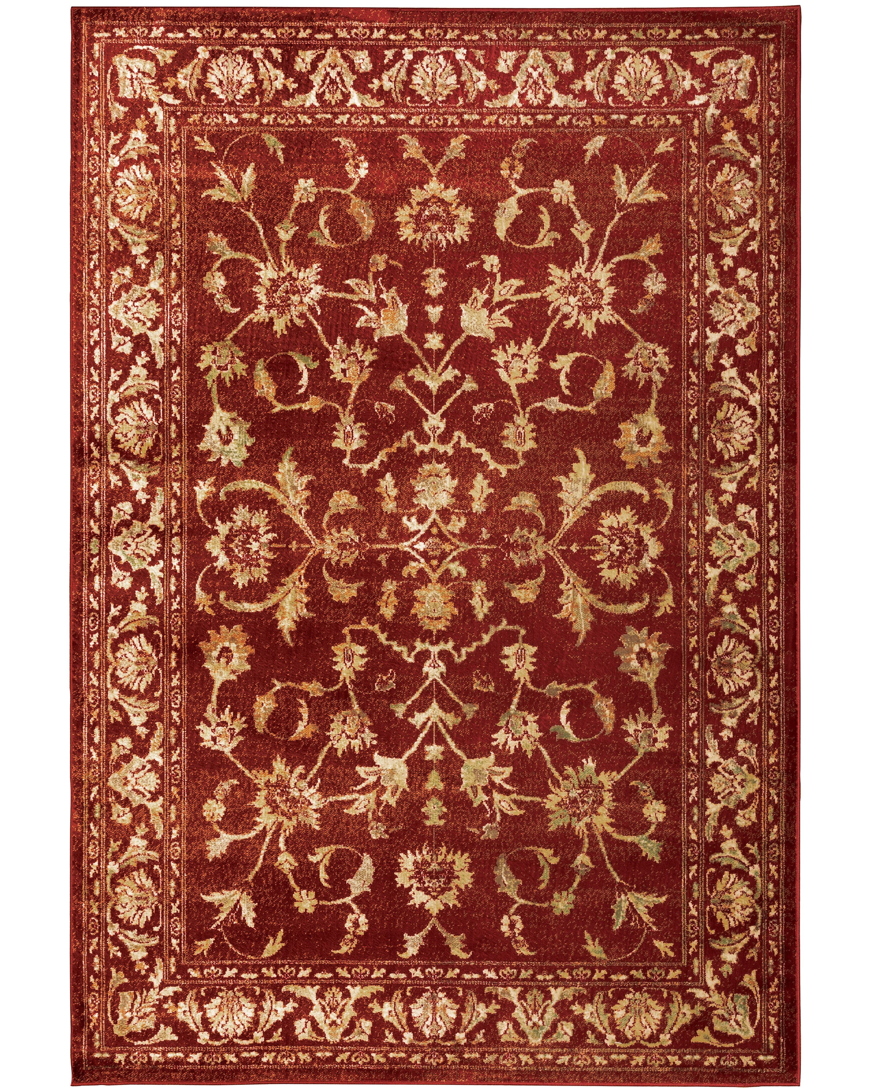 Avalon Home Jasmine Persian Traditional Area Rug, Red