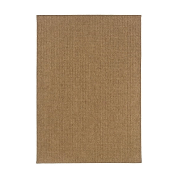 Avalon Home Key Haven Wheat Solid Indoor/Outdoor Area Rug