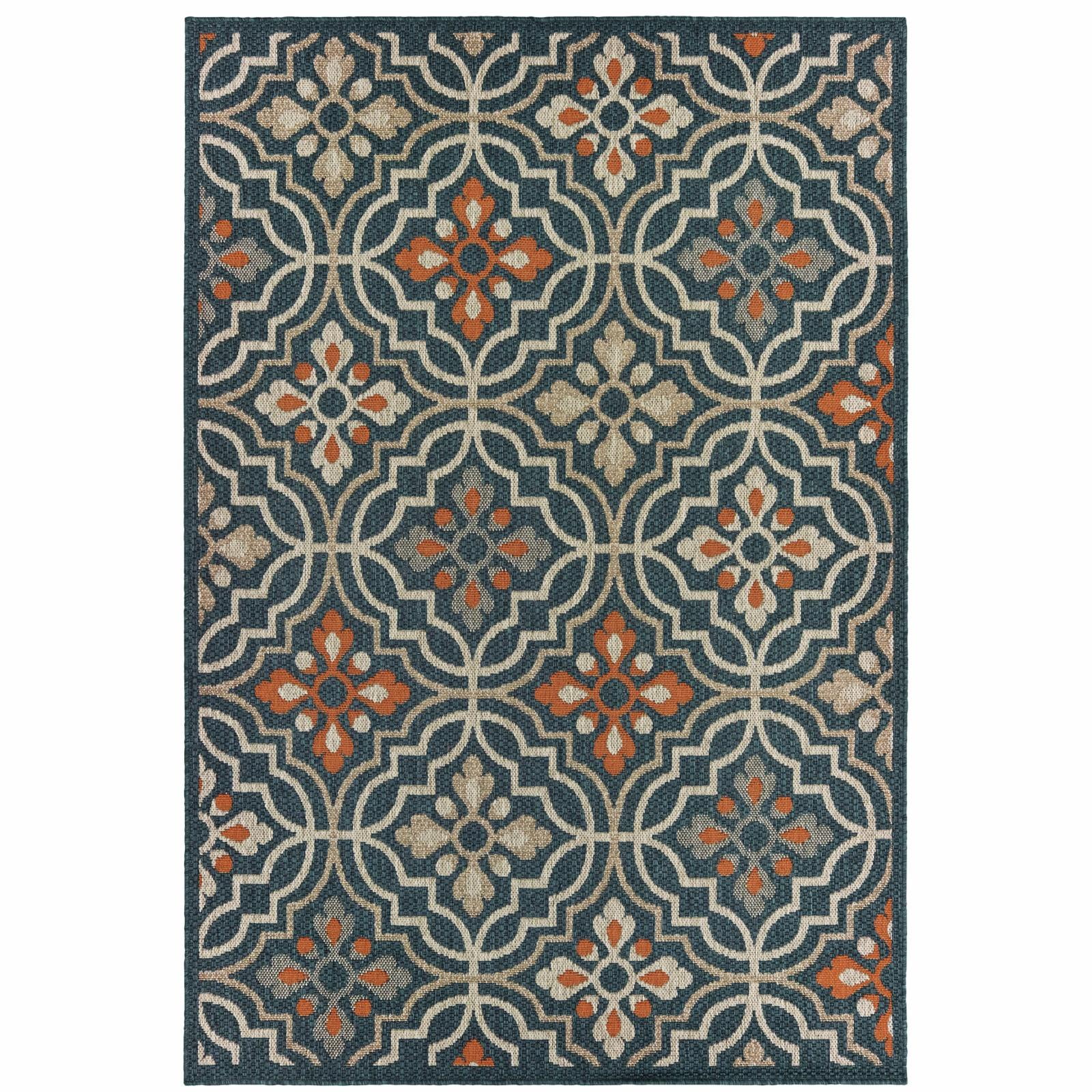 Avalon Home Lakeland Floral Trellis Indoor/Outdoor Area Rug