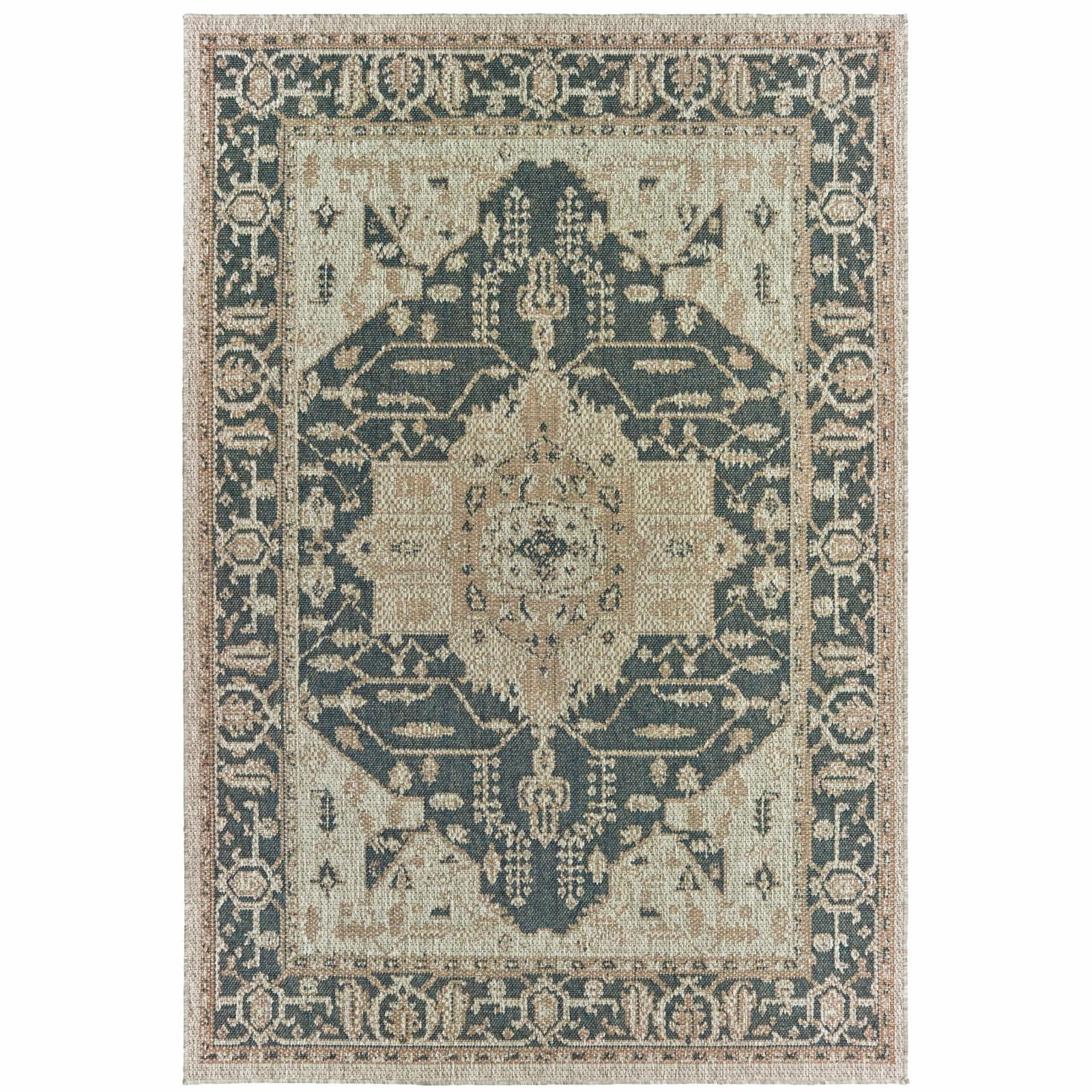 Avalon Home Lakeland Traditional Medallion Indoor/Outdoor Area Rug