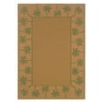 thumbnail image 1 of Avalon Home Lindos Palm Border Indoor/Outdoor Area Rug, 1 of 2